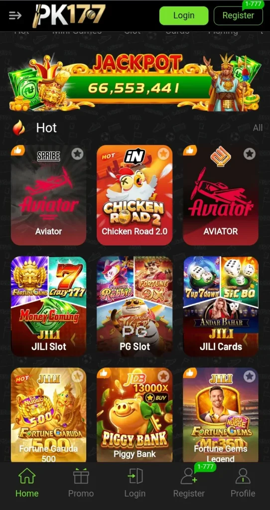 PK177 Game Interface
